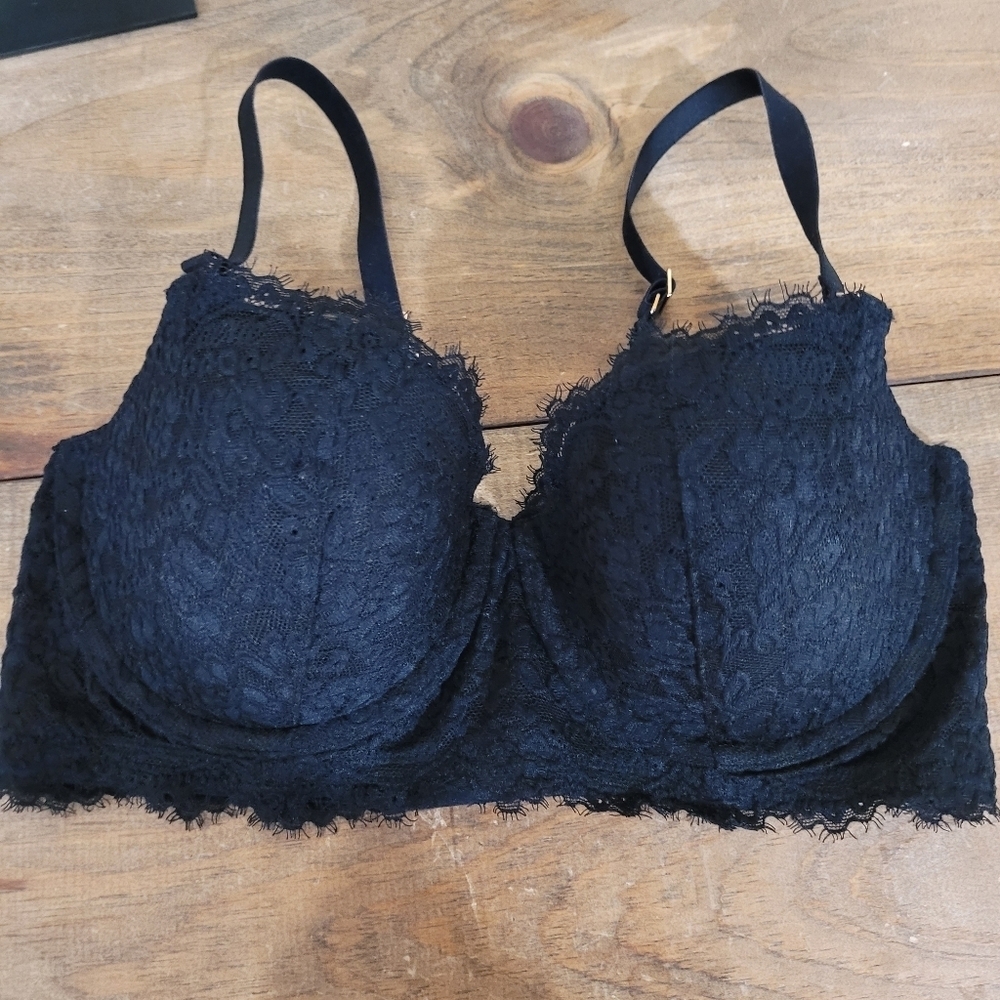 Aerie Plunge Underwire 34D Lace Bra